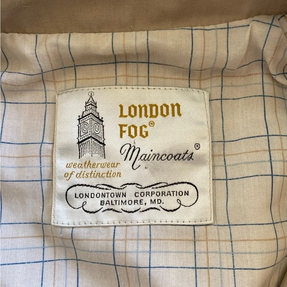 🎉HP🎉 London Fog Double Breasted Trench Coat - Picture 4 of 11